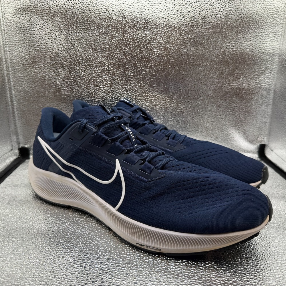 Size 16 Nike Air Zoom Pegasus 38 TB College Navy Mens Running Shoes CZ1893-401